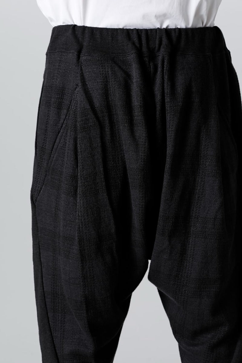 Drop Crotch Tuck Pants