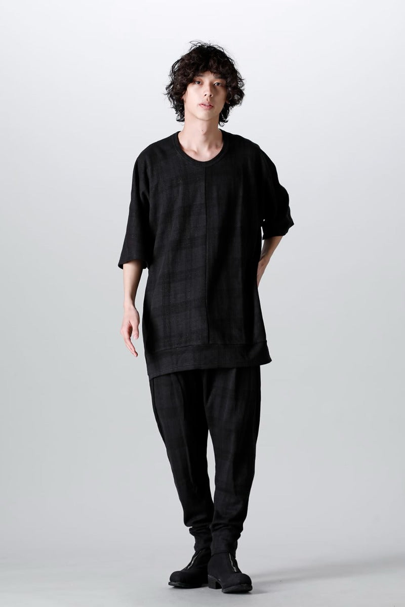 Drop Crotch Tuck Pants