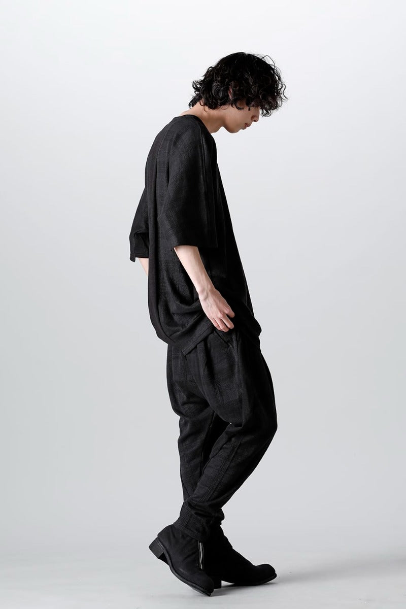 Drop Crotch Tuck Pants