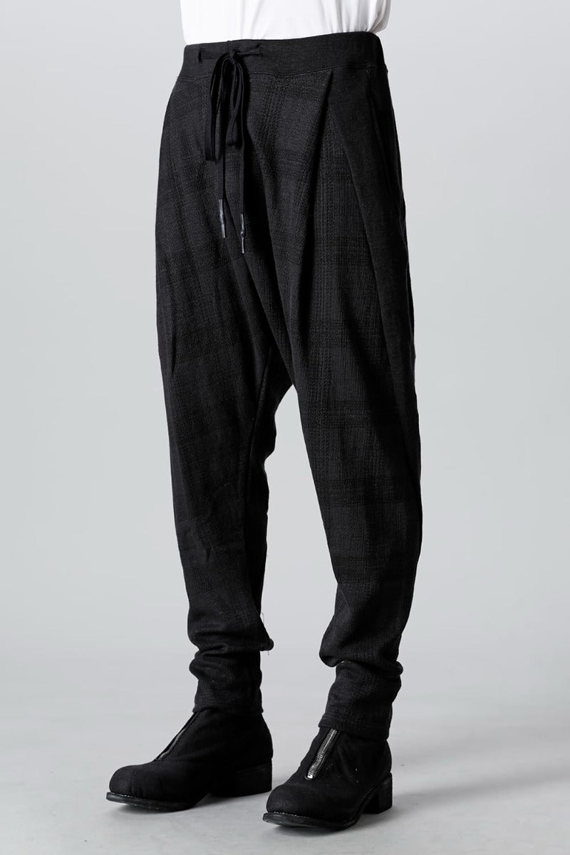 Drop Crotch Tuck Pants