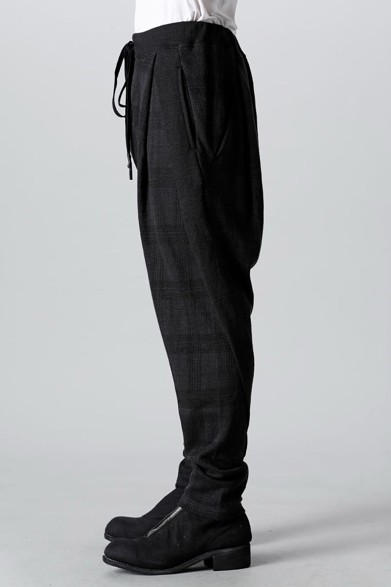 Drop Crotch Tuck Pants