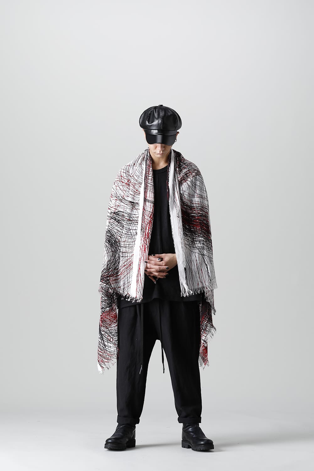 ディストーション3 "中川 ももこ" プリントストール ブラック × レッド