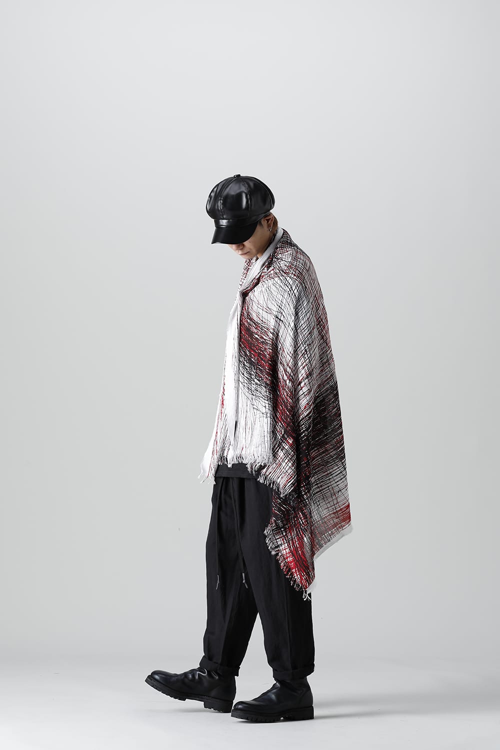 ディストーション3 "中川 ももこ" プリントストール ブラック × レッド