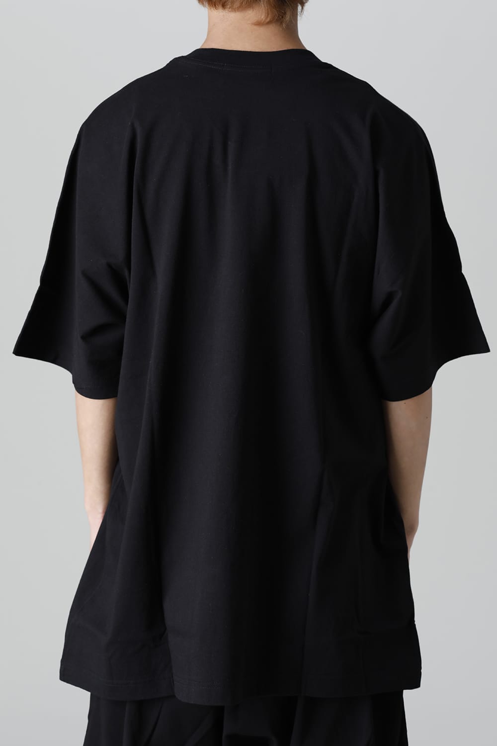 DISTORTION3 "Ryoya Nishimoto" Print Oversized T-shirt Black