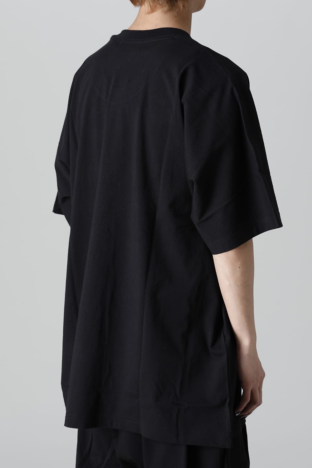 DISTORTION3 "Ryoya Nishimoto" Print Oversized T-shirt Black