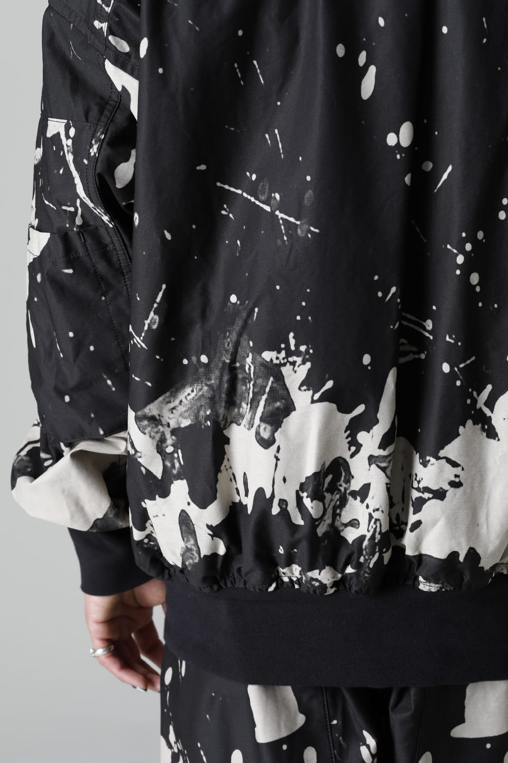 ディストーション3 "西本 浚也" ディスチャージ プリント ボンバージャケット