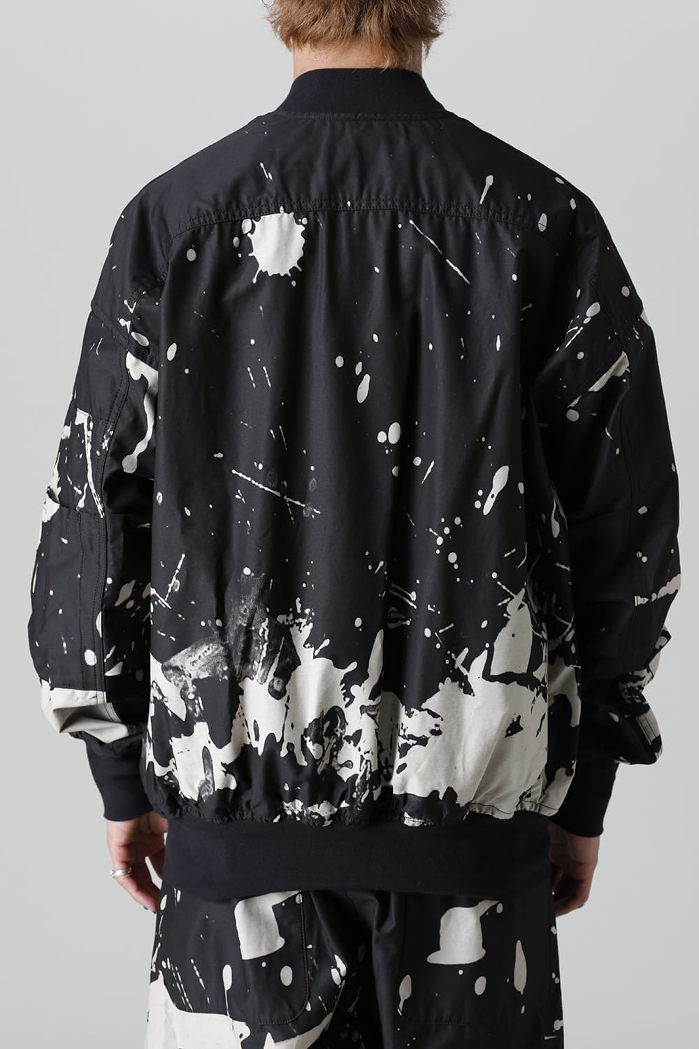 ディストーション3 "西本 浚也" ディスチャージ プリント ボンバージャケット