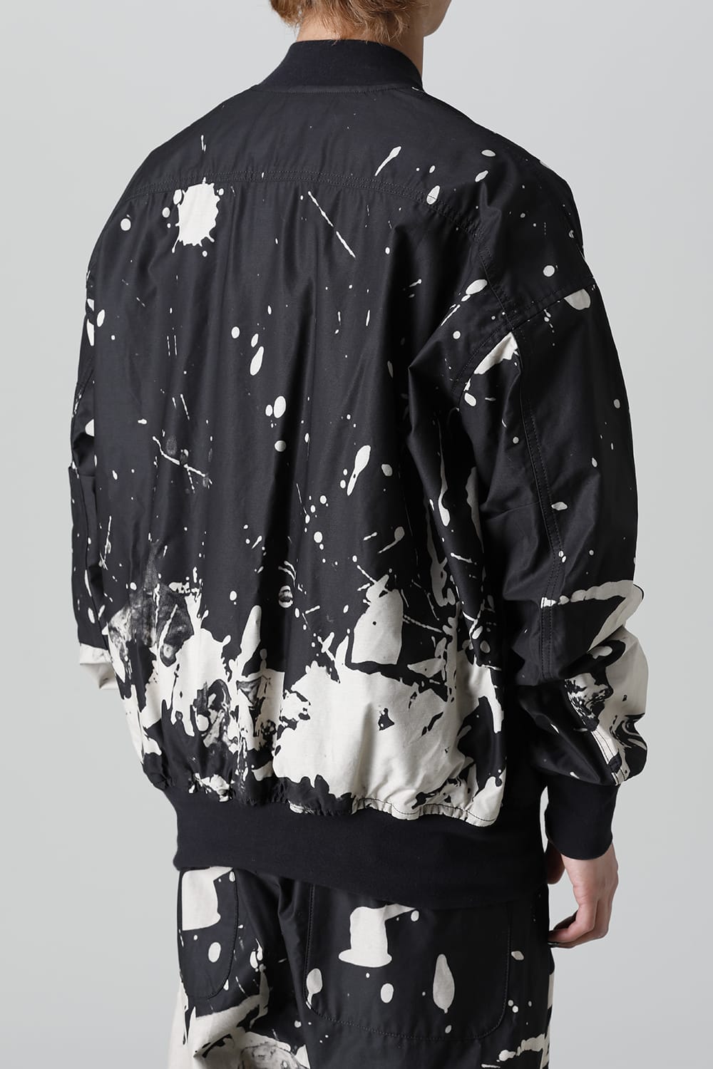 ディストーション3 "西本 浚也" ディスチャージ プリント ボンバージャケット