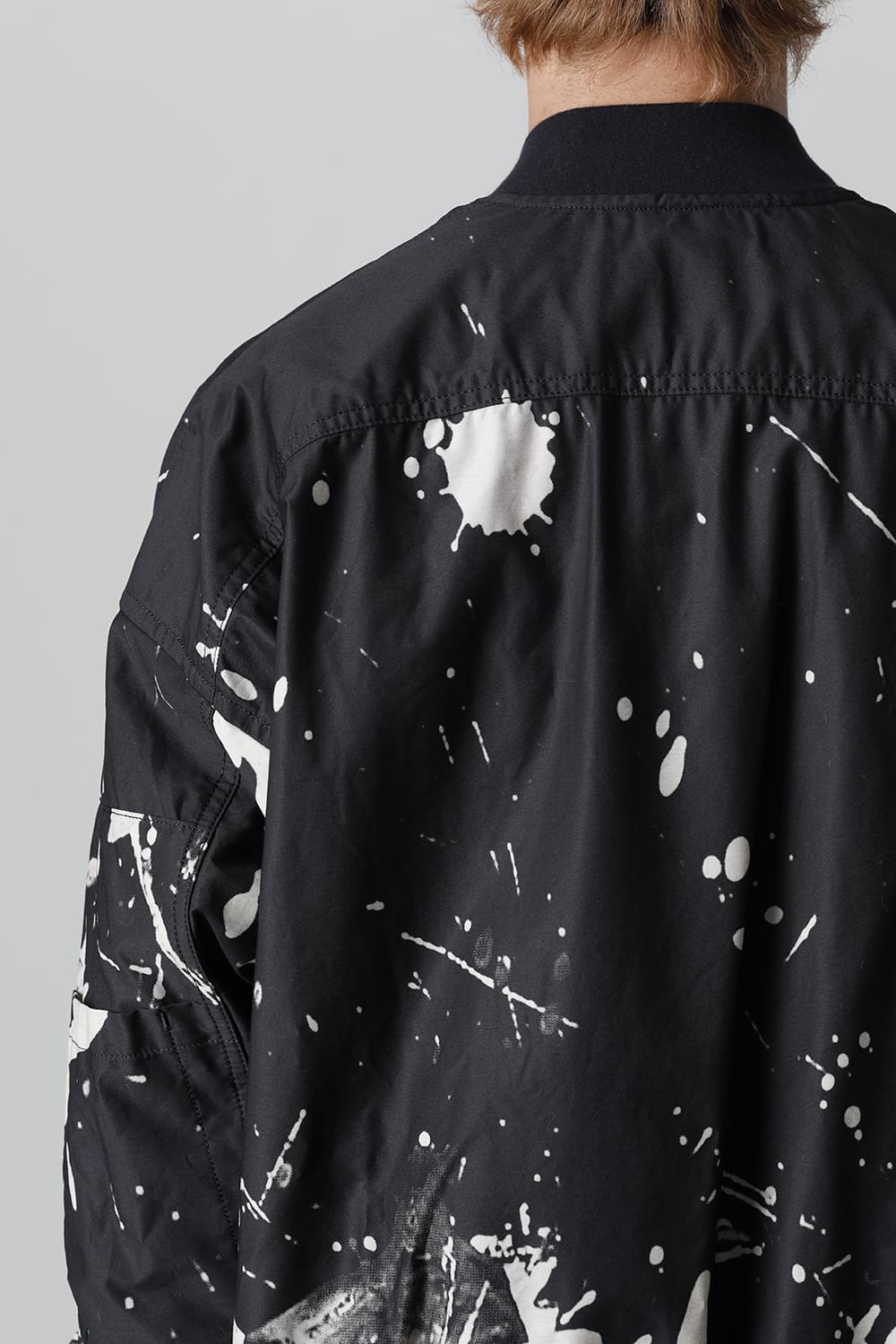 ディストーション3 "西本 浚也" ディスチャージ プリント ボンバージャケット