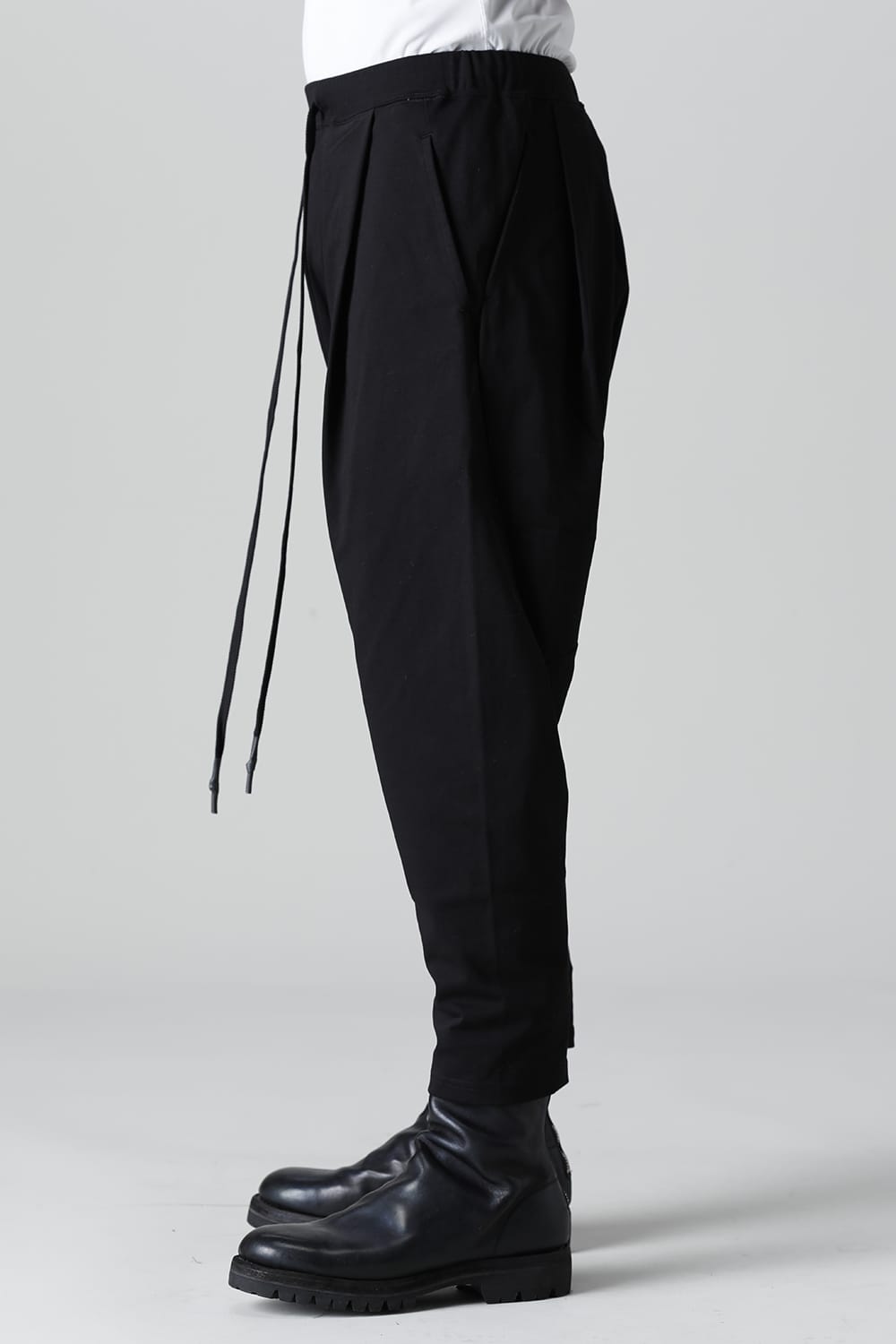 ドロップクロッチ クロップドパンツ