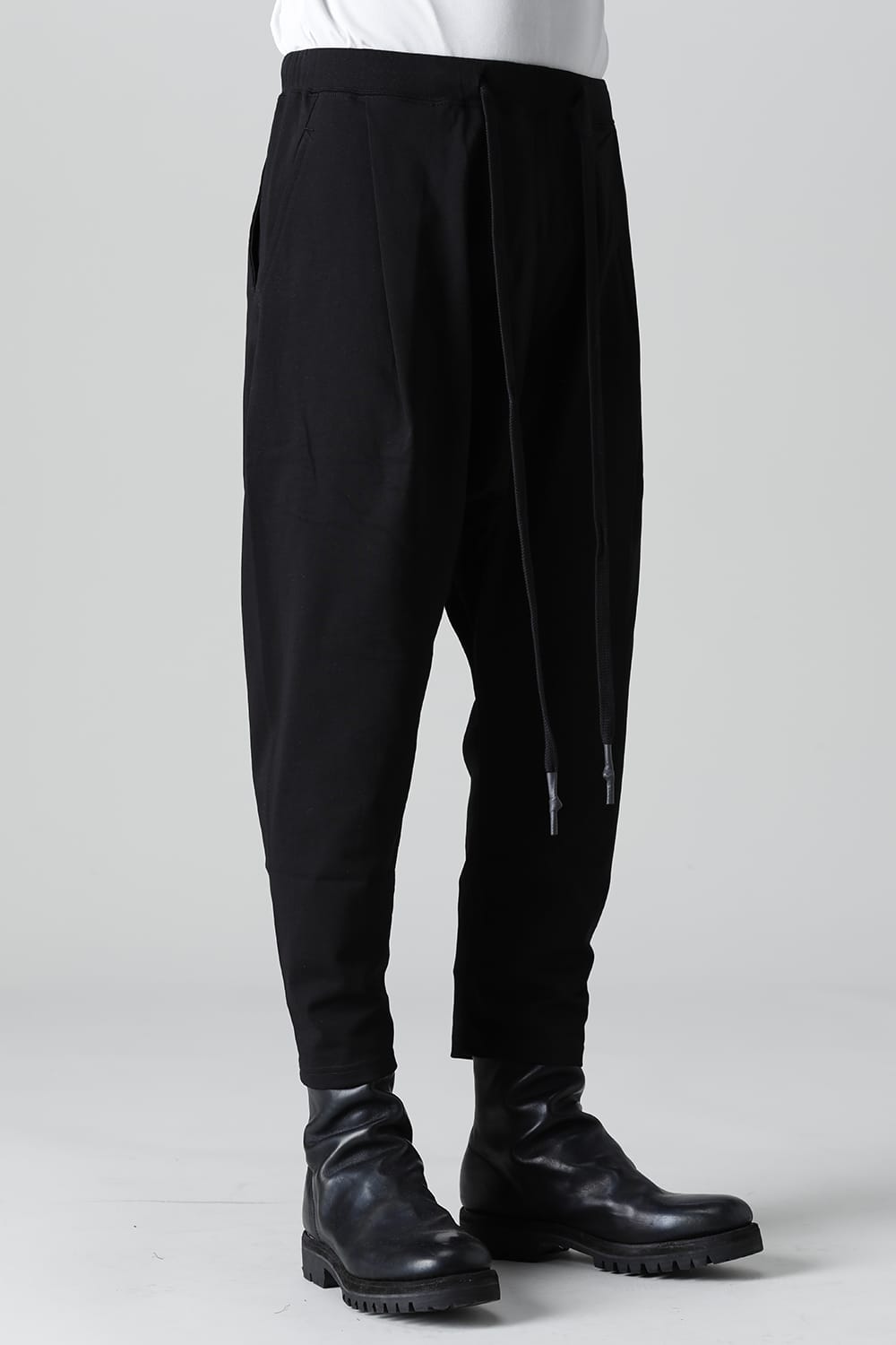 ドロップクロッチ クロップドパンツ