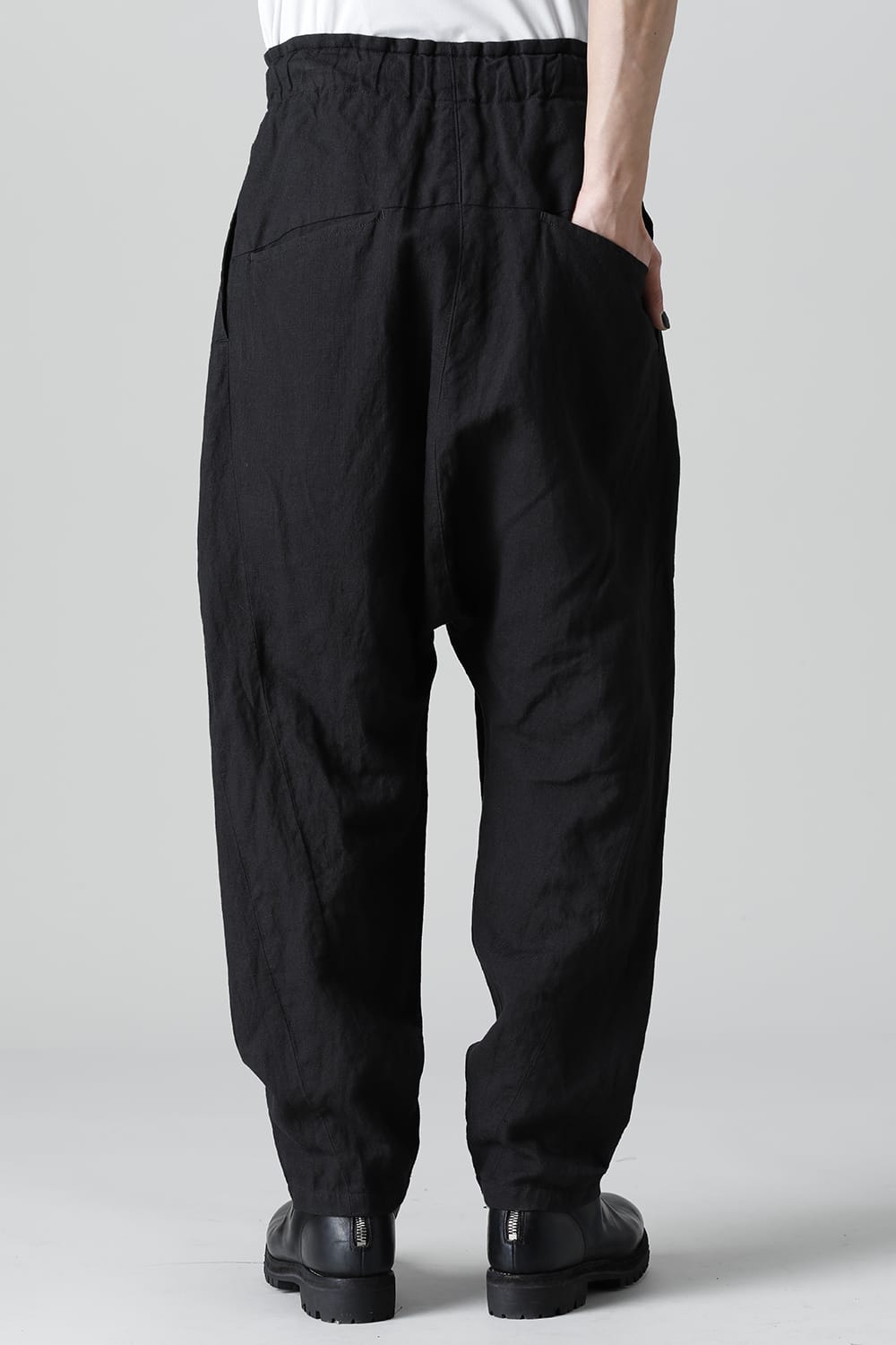 Garment Dyed Drop crotch Easy pants
