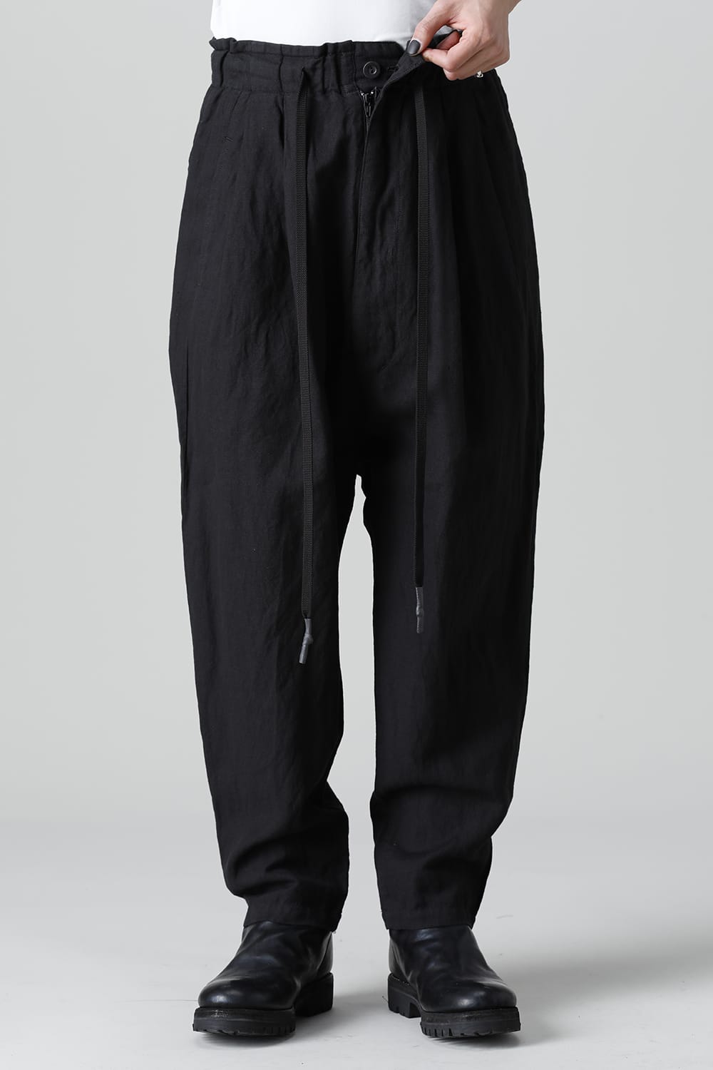Garment Dyed Drop crotch Easy pants