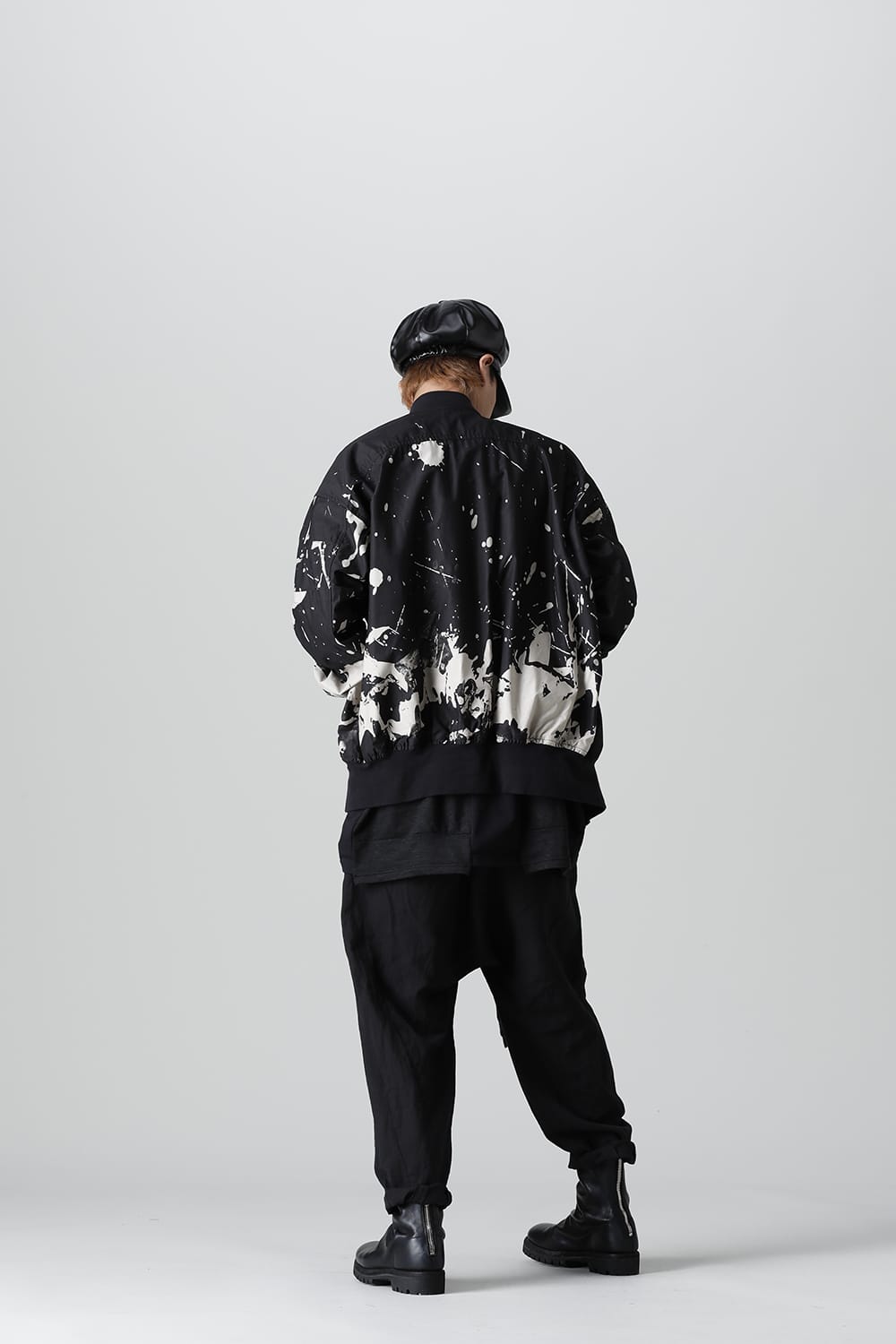 Garment Dyed Drop crotch Easy pants