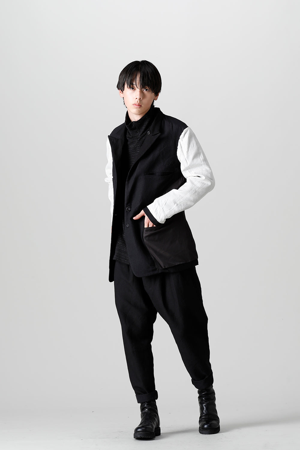 リバーシブル オーバーサイズ ジャケット