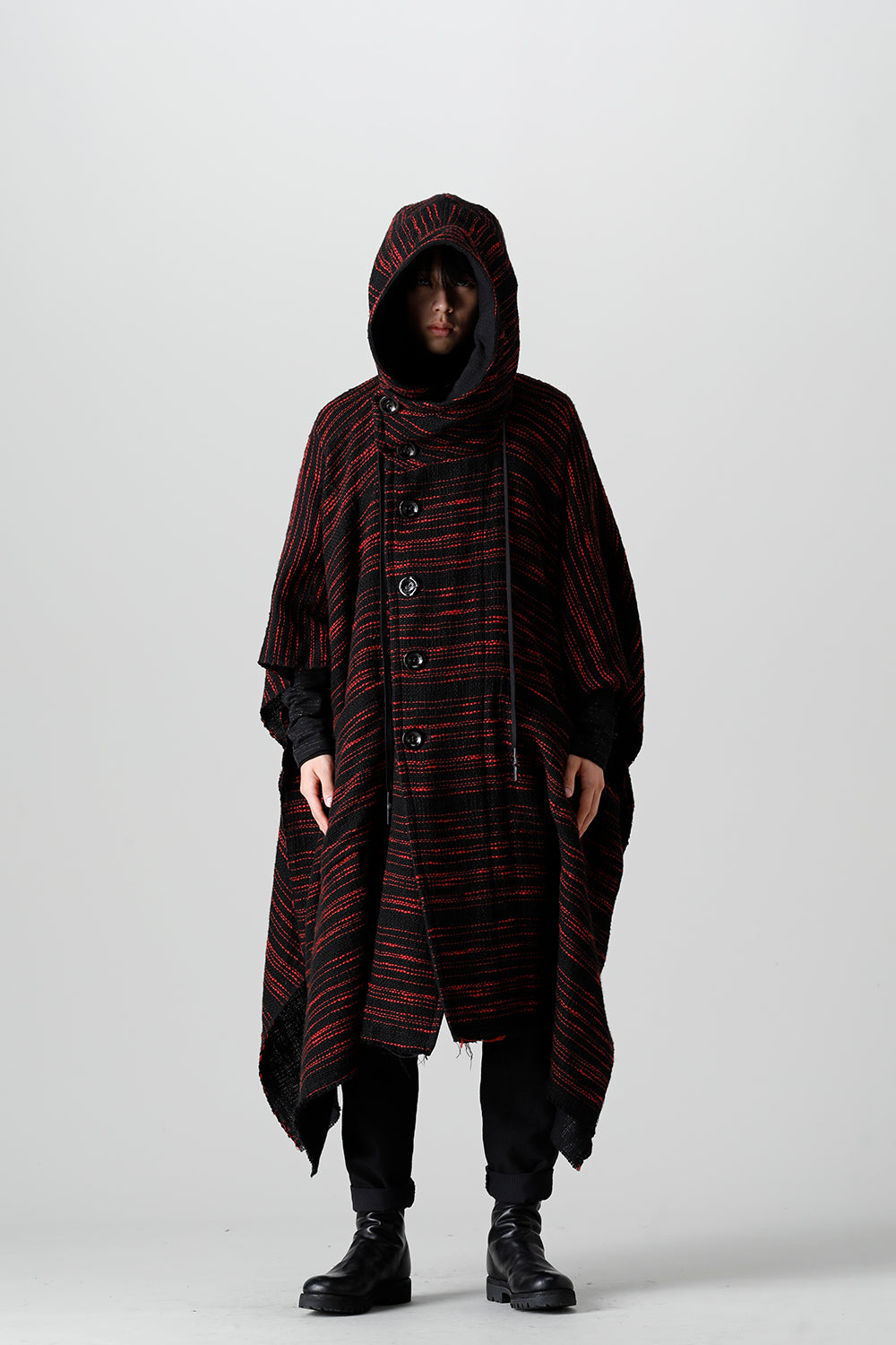 リバーシブル ポンチョ