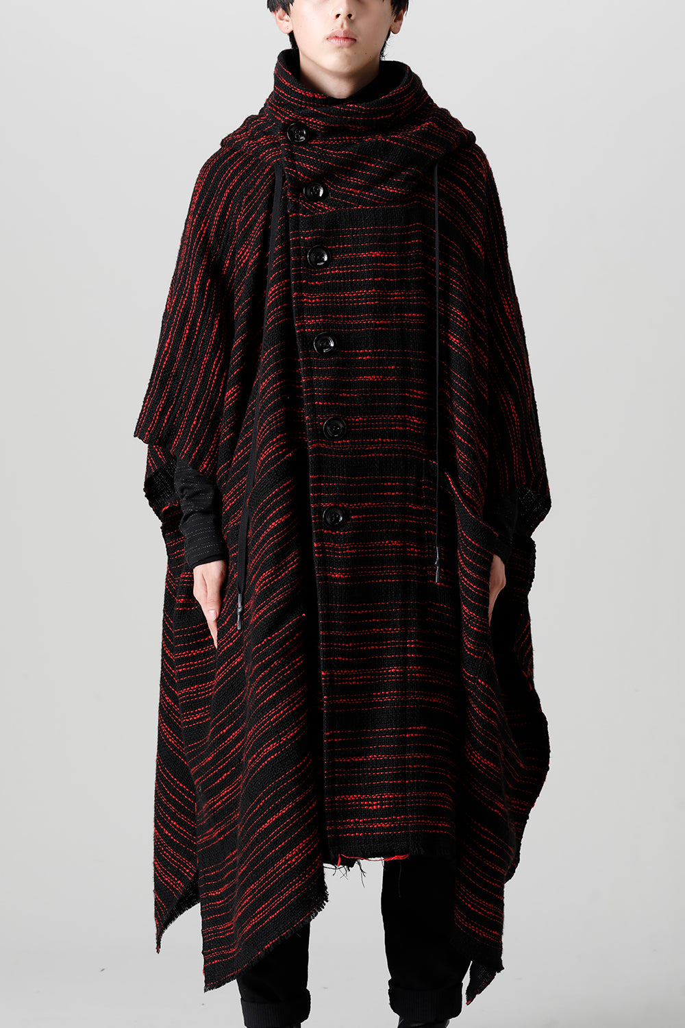 リバーシブル ポンチョ