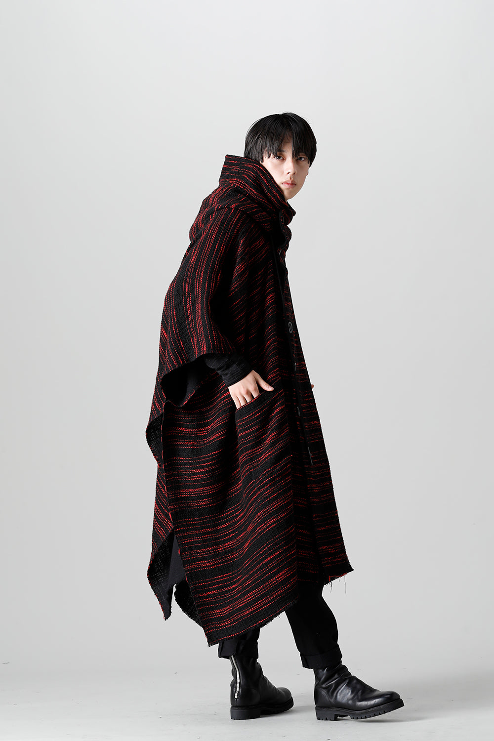 リバーシブル ポンチョ