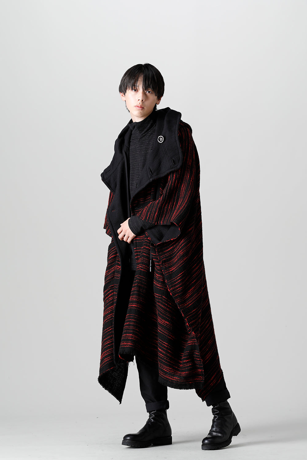 リバーシブル ポンチョ