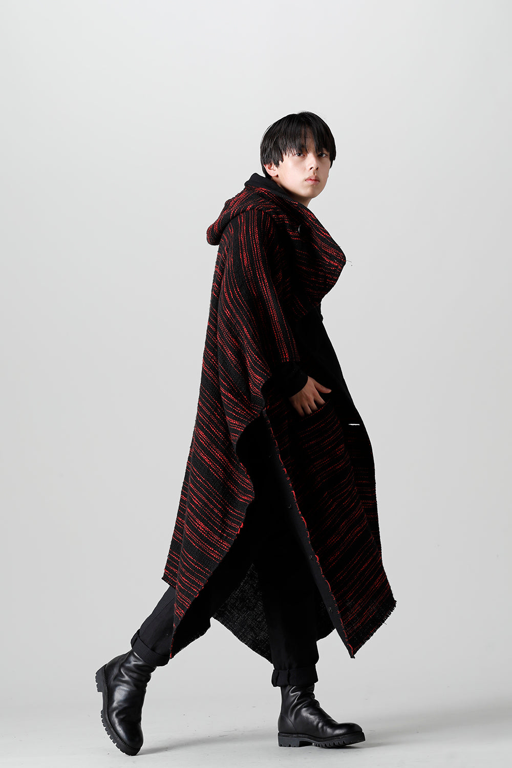 リバーシブル ポンチョ