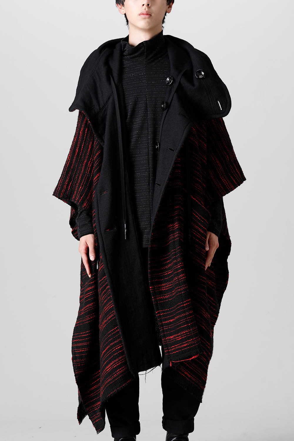 リバーシブル ポンチョ