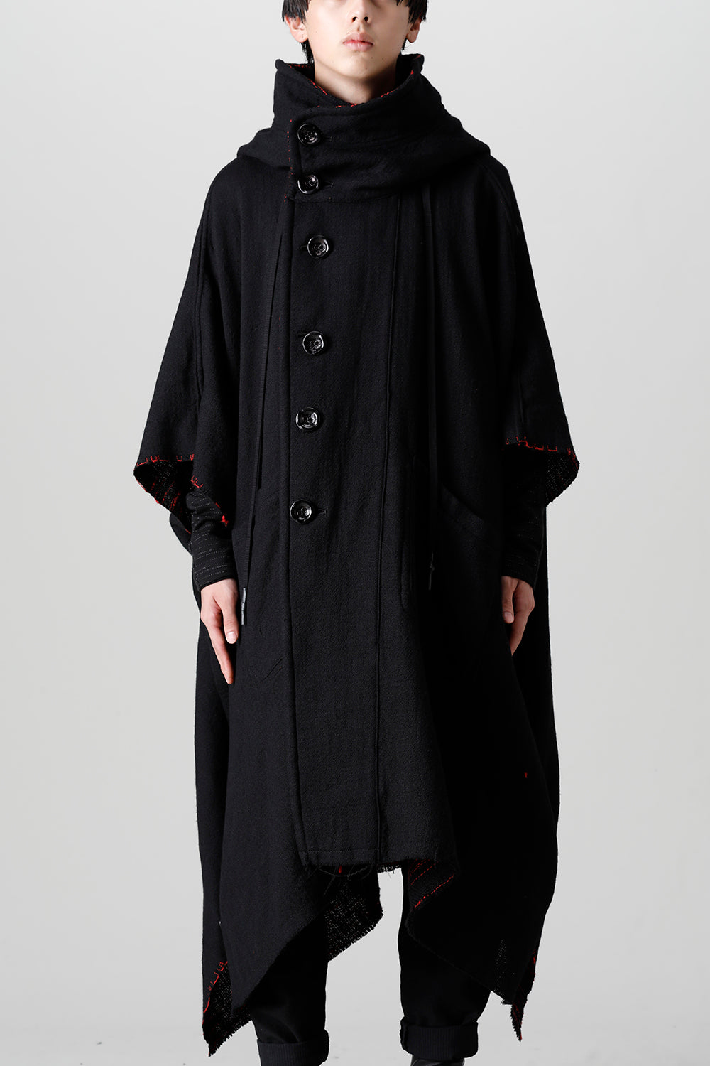 リバーシブル ポンチョ