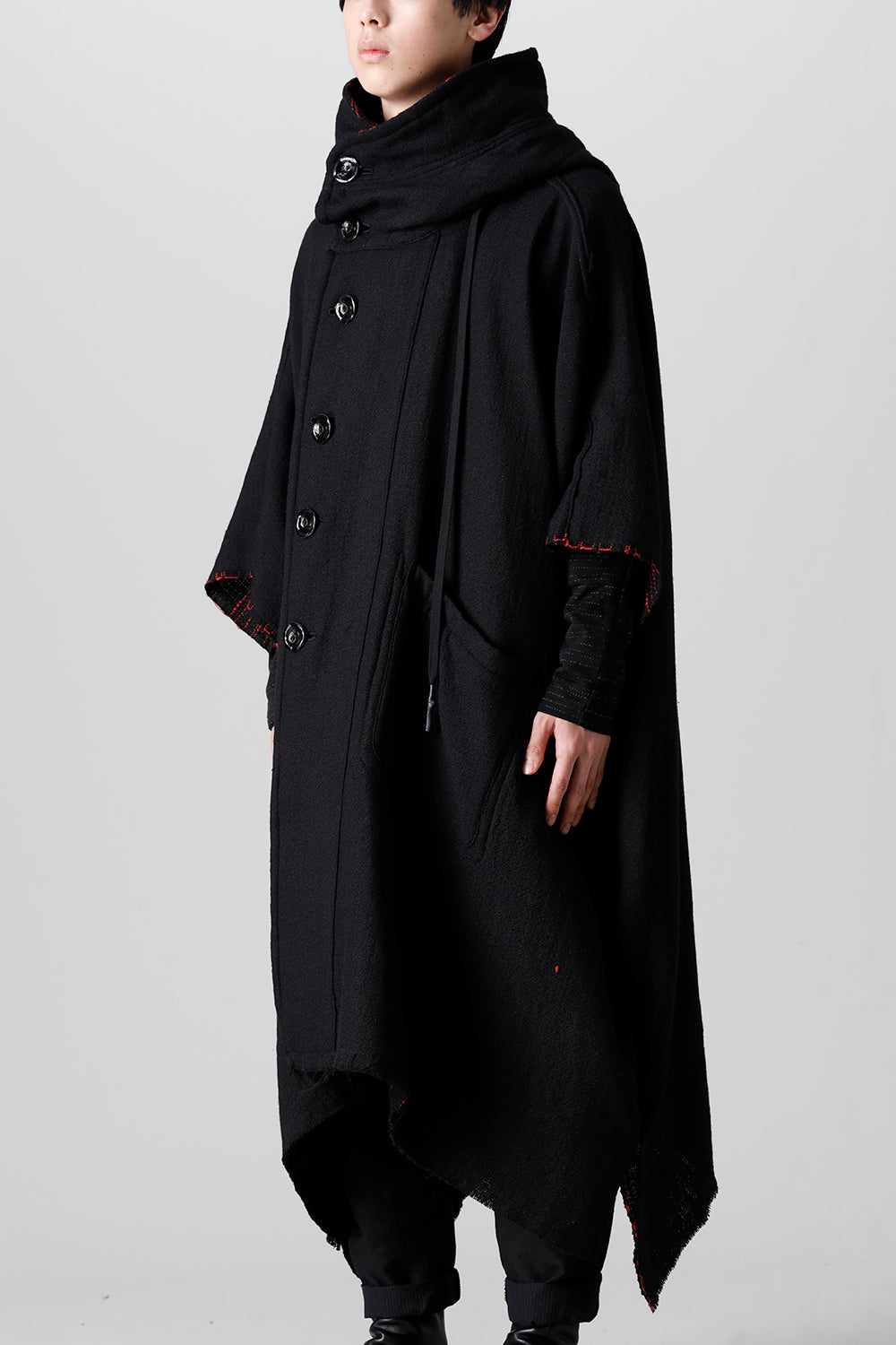 リバーシブル ポンチョ