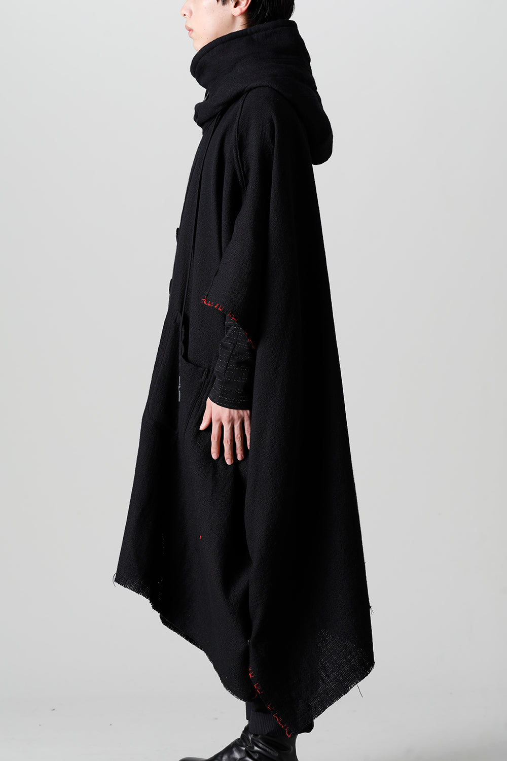 リバーシブル ポンチョ