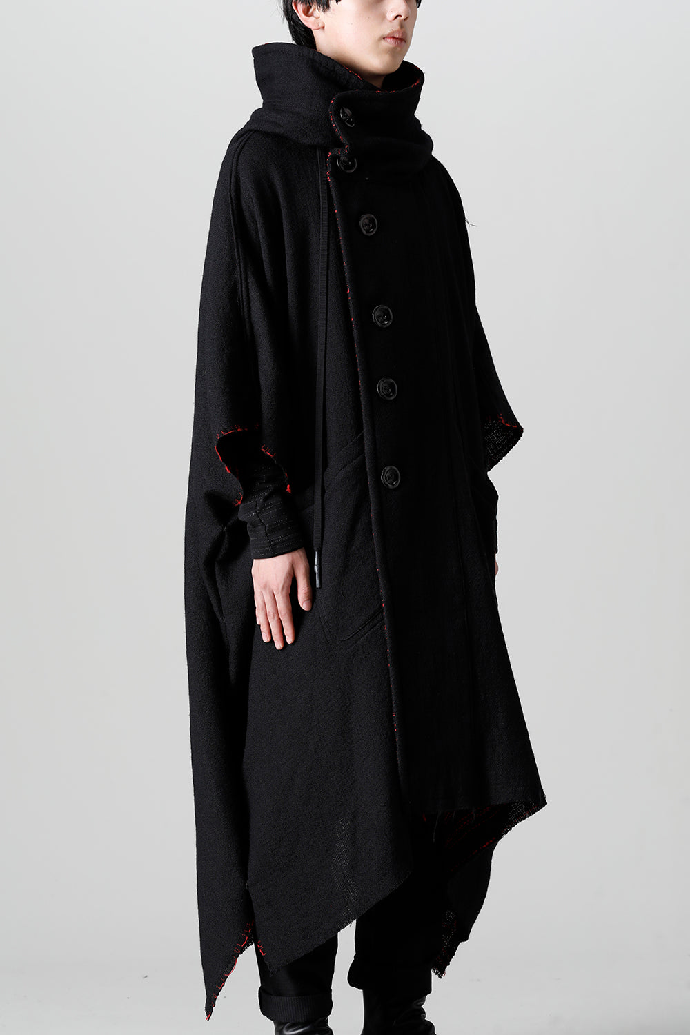 リバーシブル ポンチョ