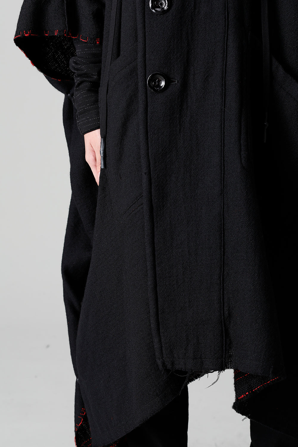 リバーシブル ポンチョ