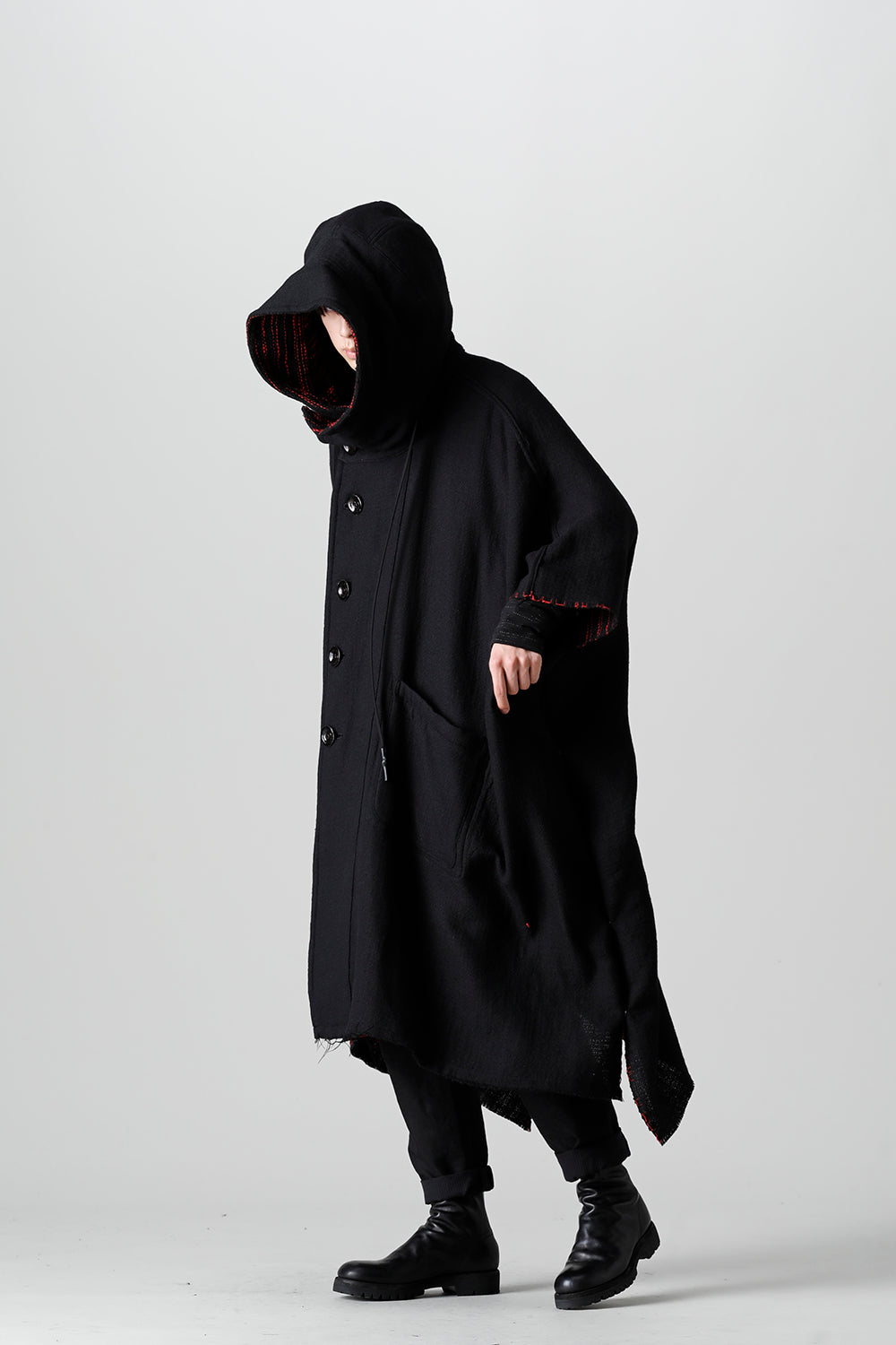 リバーシブル ポンチョ