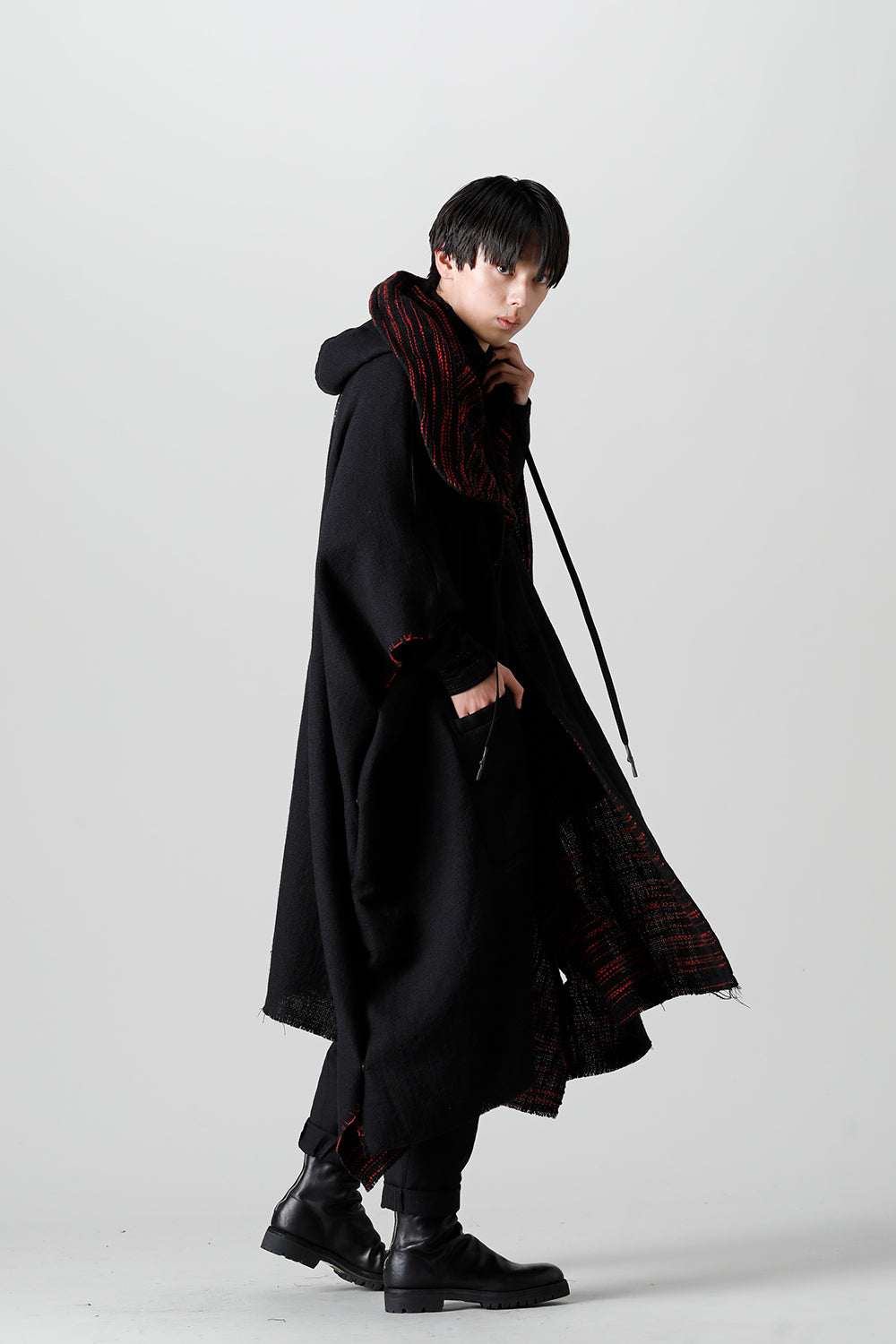 リバーシブル ポンチョ