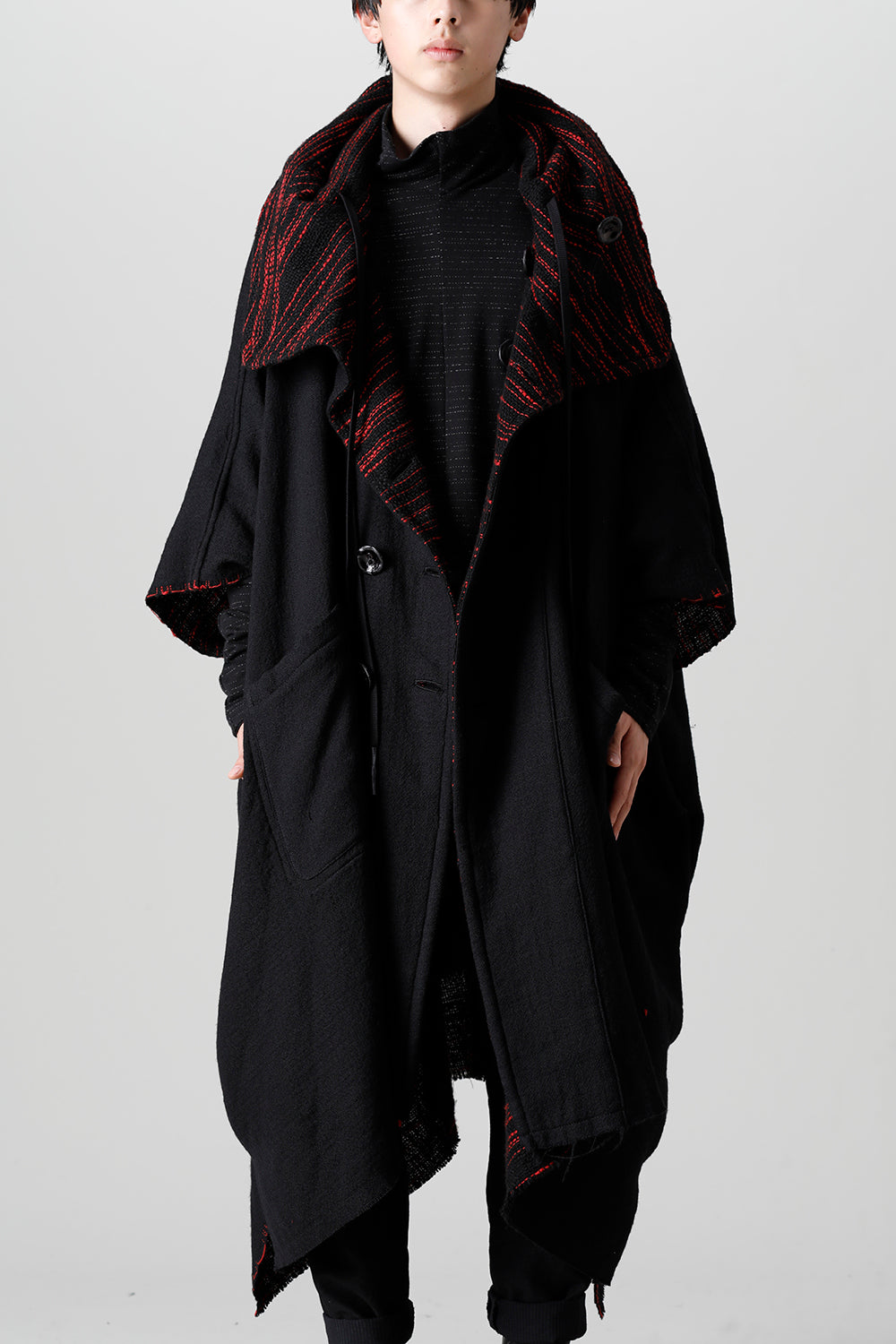 リバーシブル ポンチョ