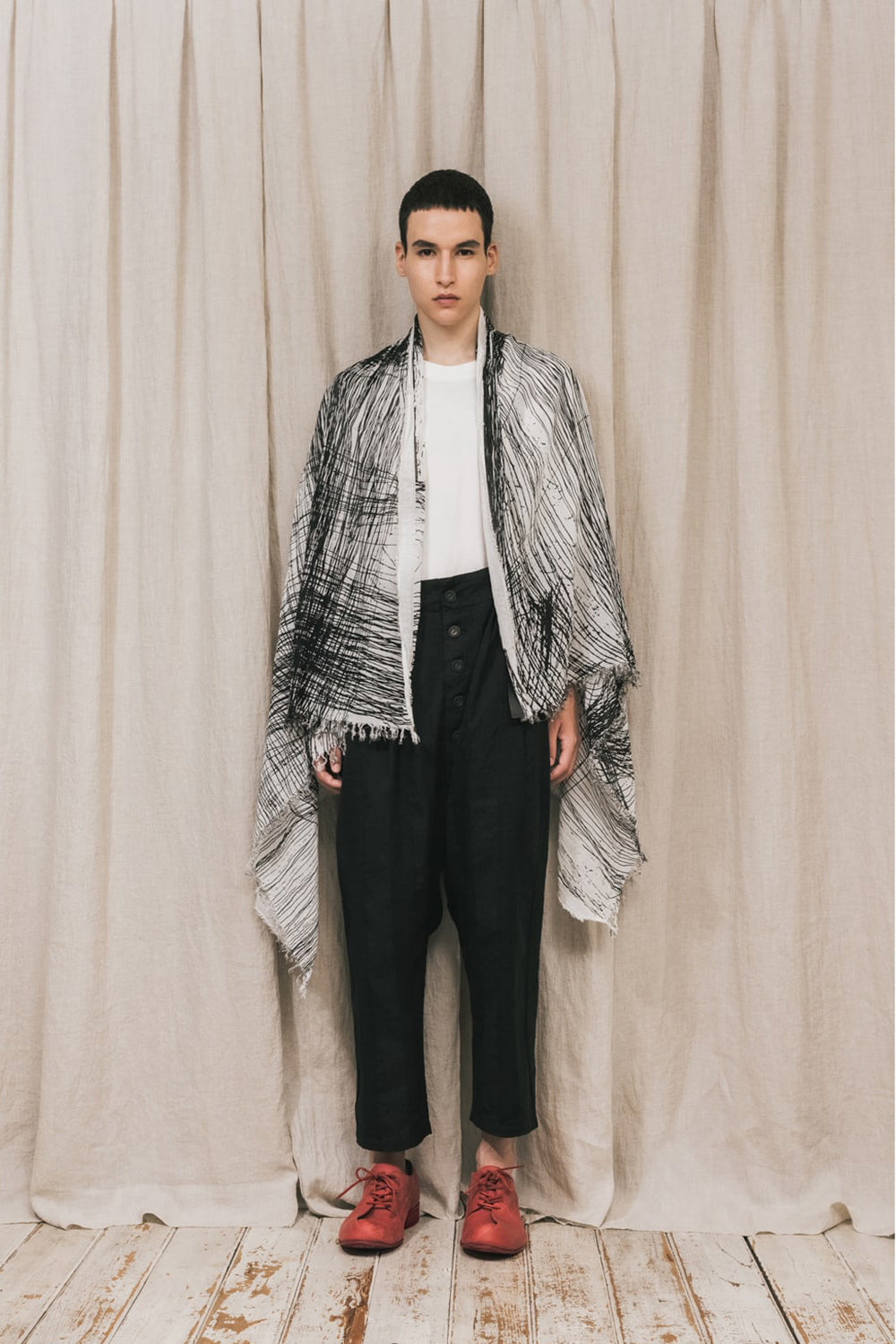 ディストーション3 "中川 ももこ" プリントストール ブラック