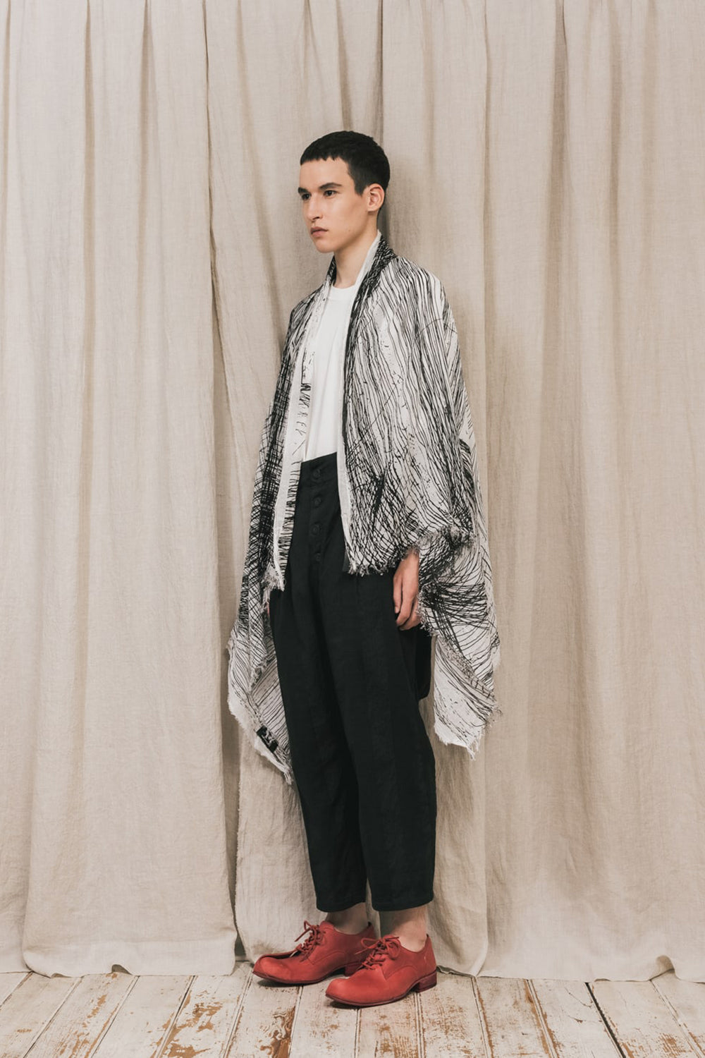 ディストーション3 "中川 ももこ" プリントストール ブラック