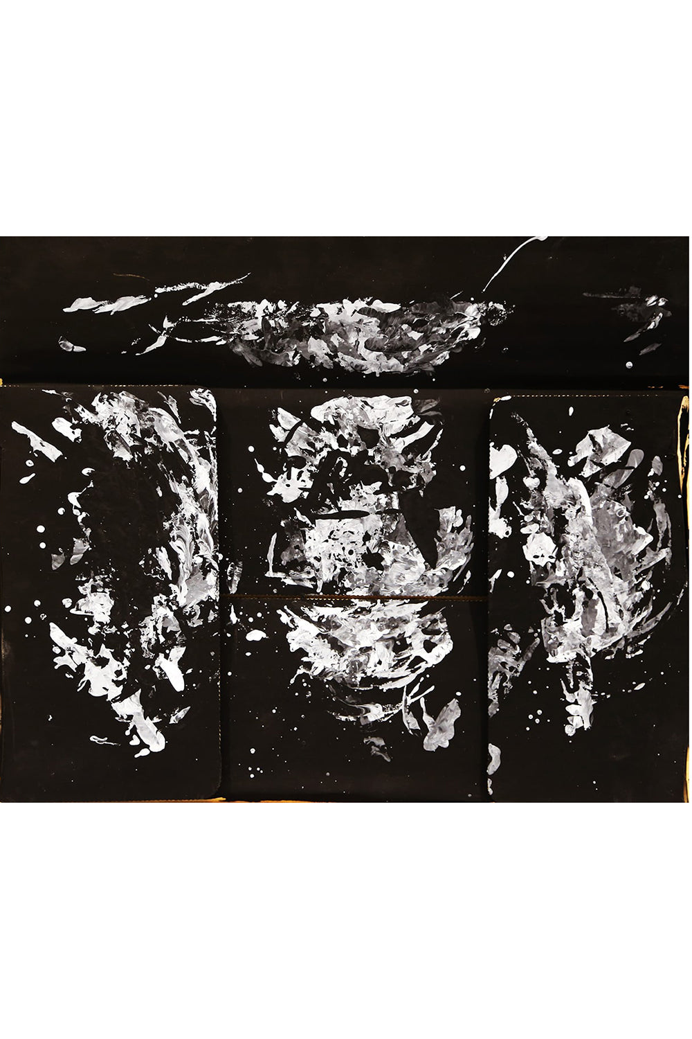 DISTORTION3 "Ryoya Nishimoto" Print Oversized T-shirt Black