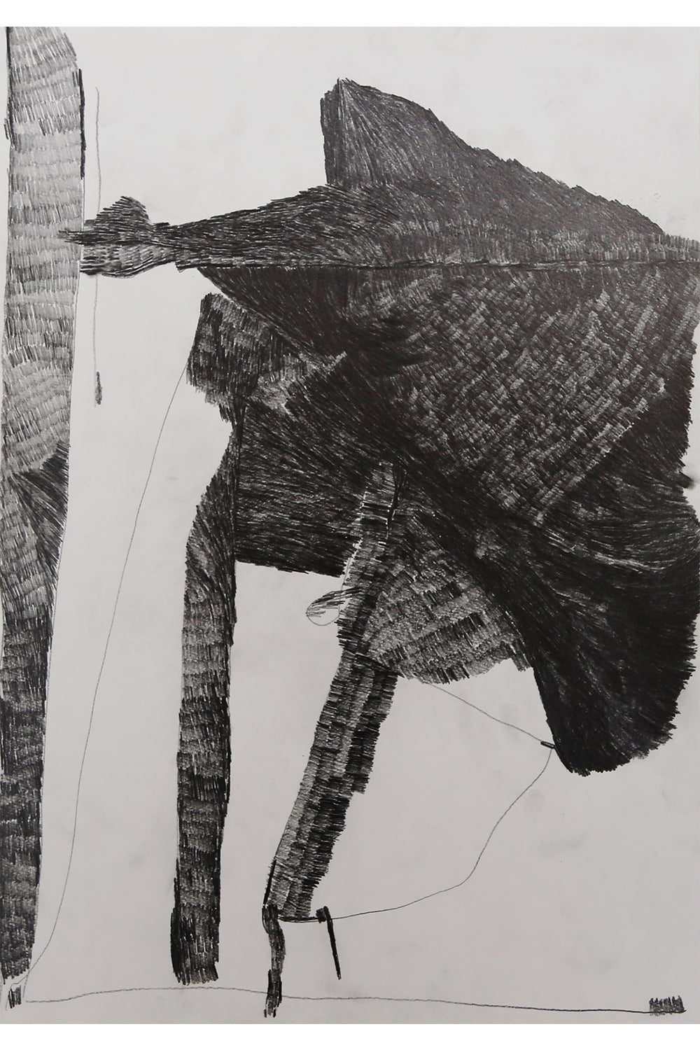 ディストーション3 "大路 裕也" プリント オーバーサイズTシャツ ホワイト