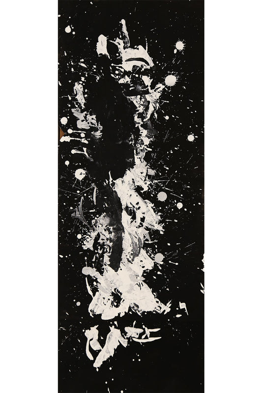 DISTORTION3 "Ryoya Nishimoto" Discharge Print Long jacket