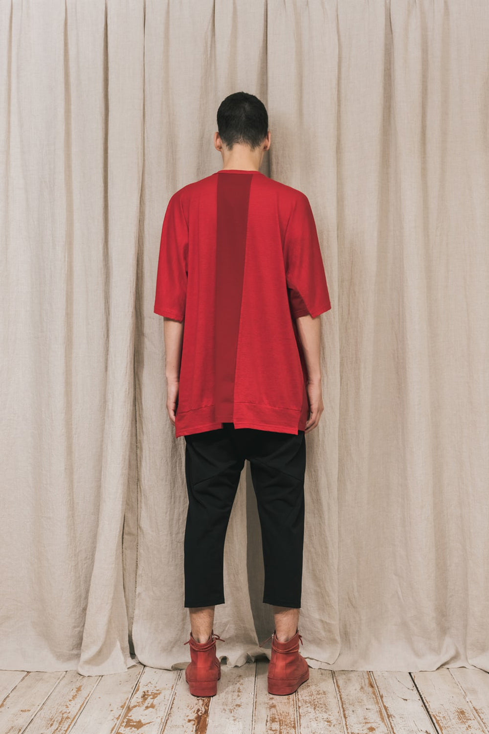 Oversized Short sleeve T-shirt Red