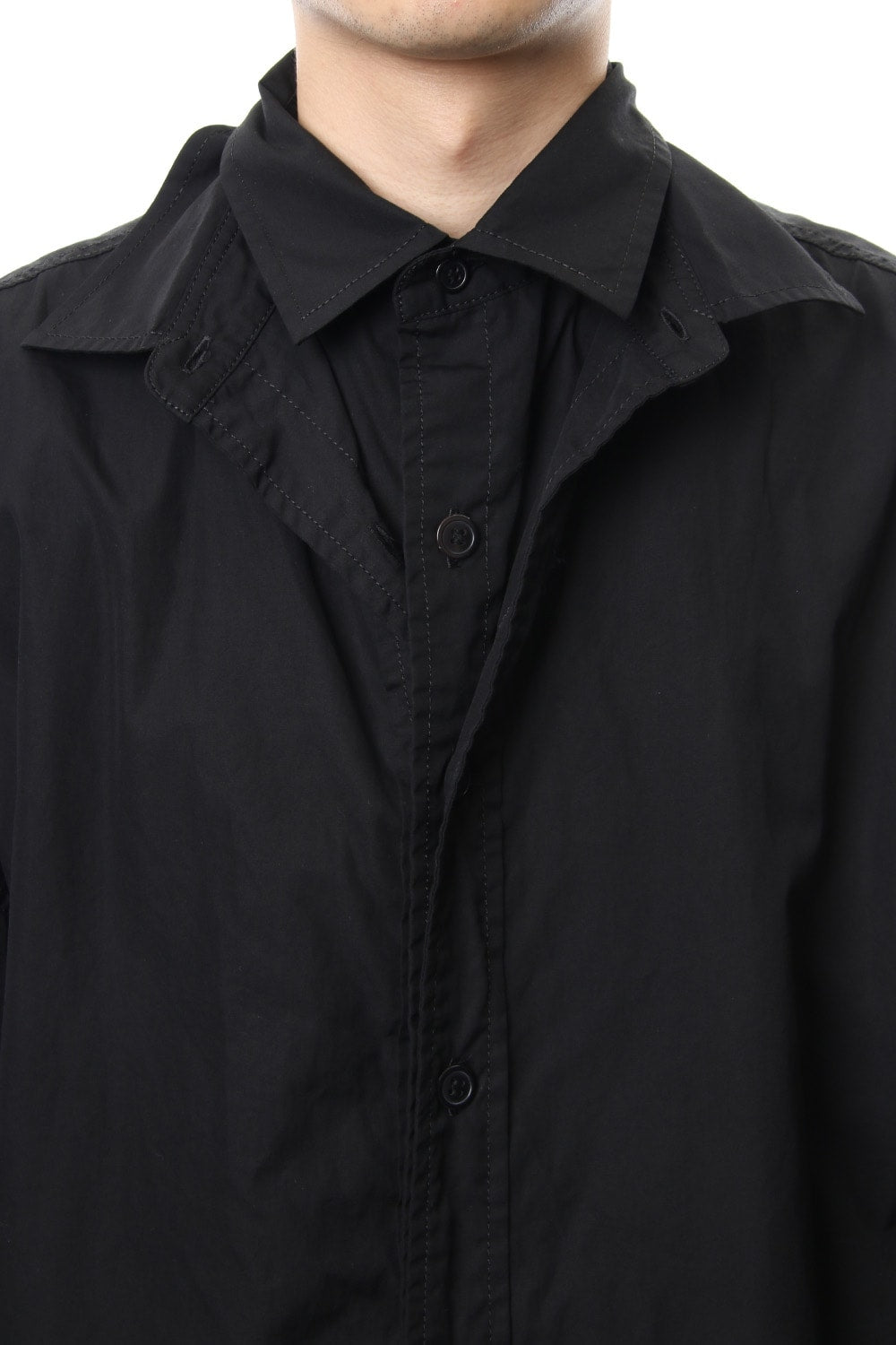 100/2 Layered shirt coat  NV-C55-001