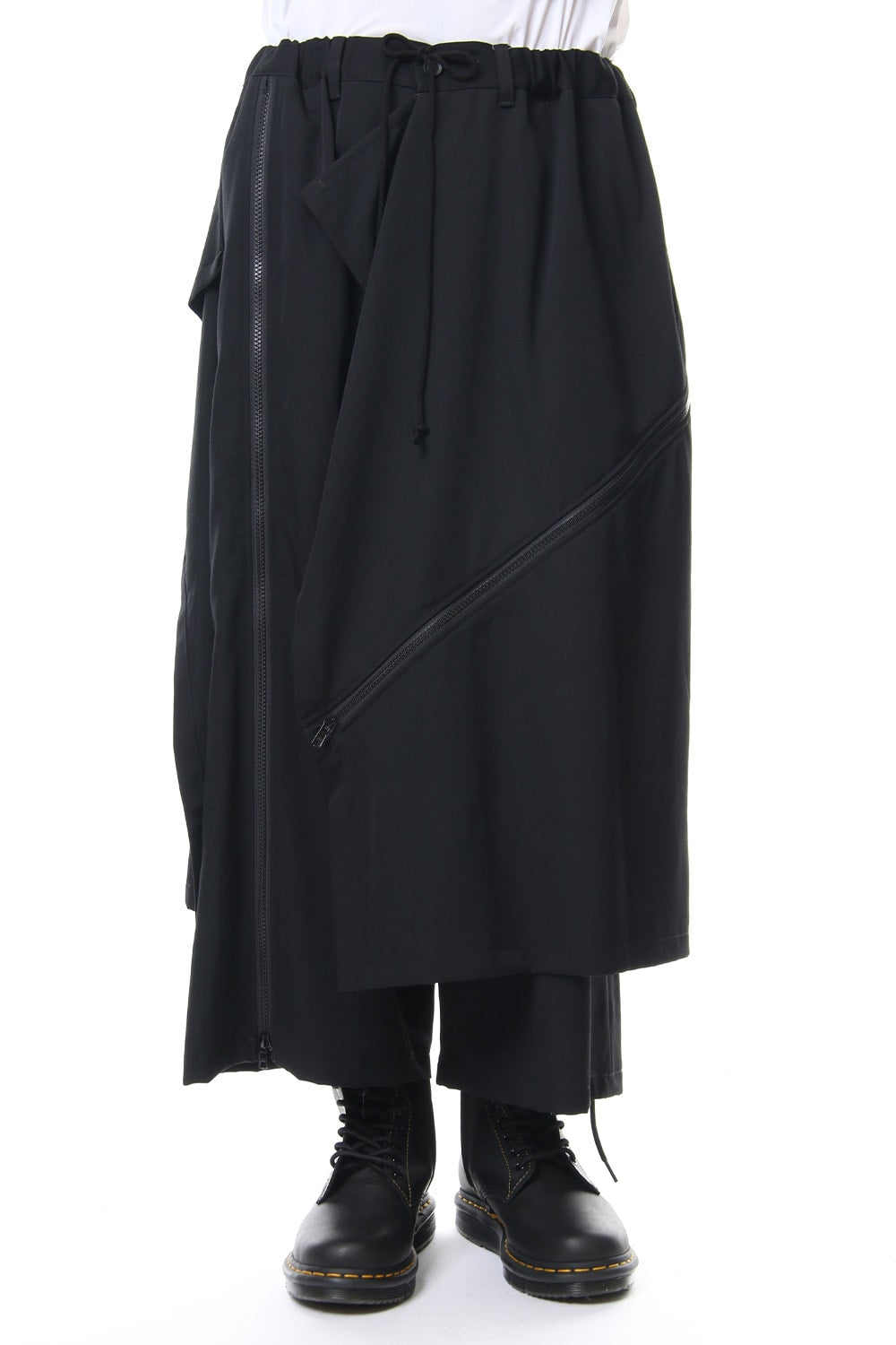 Double Fastener Skirt Pants -  NV-P63-100