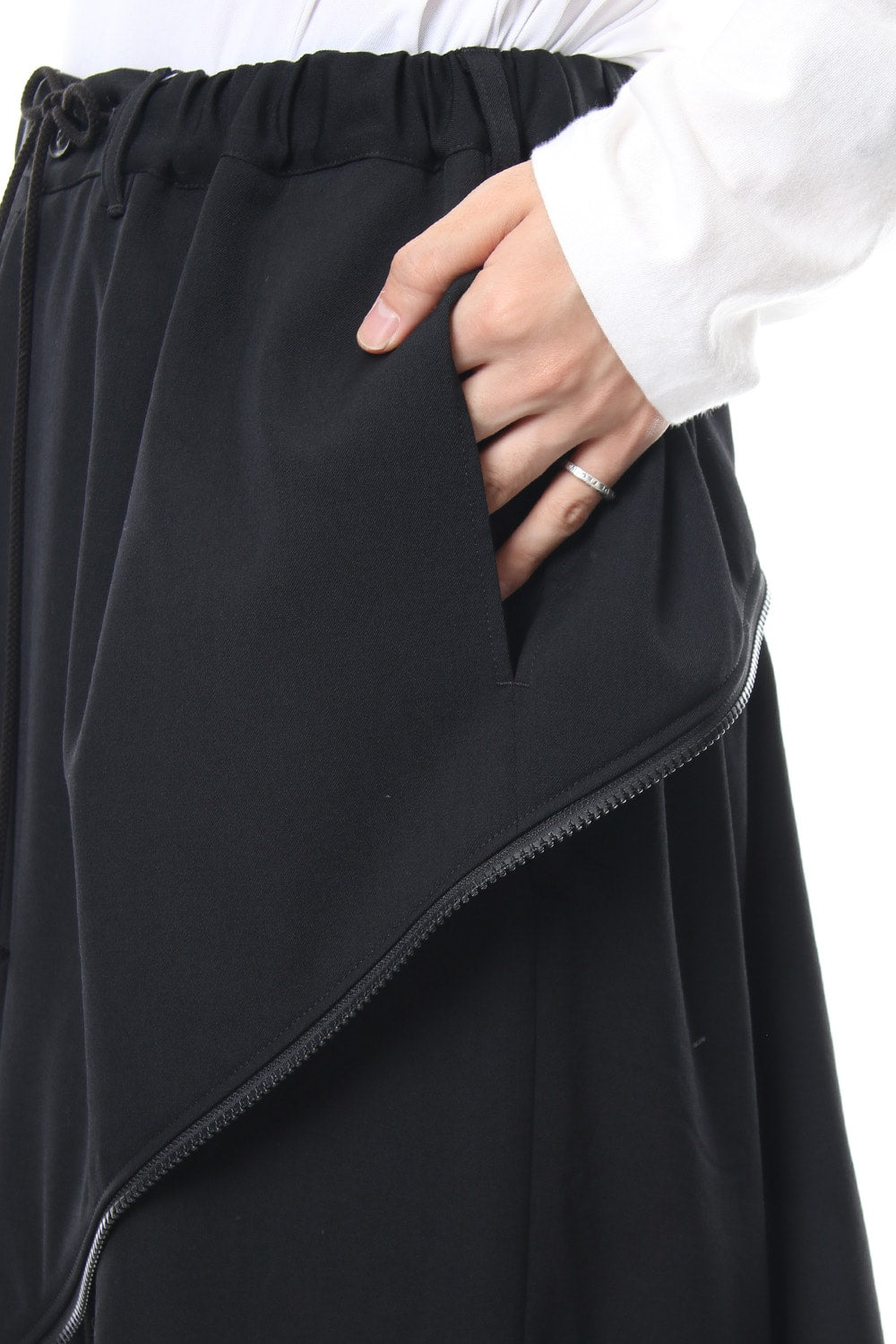 Double Fastener Skirt Pants -  NV-P63-100