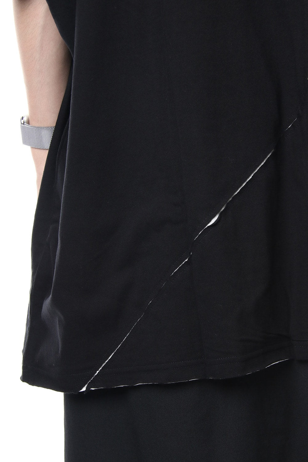 Crack print reversible T-shirt - NV-T56-073