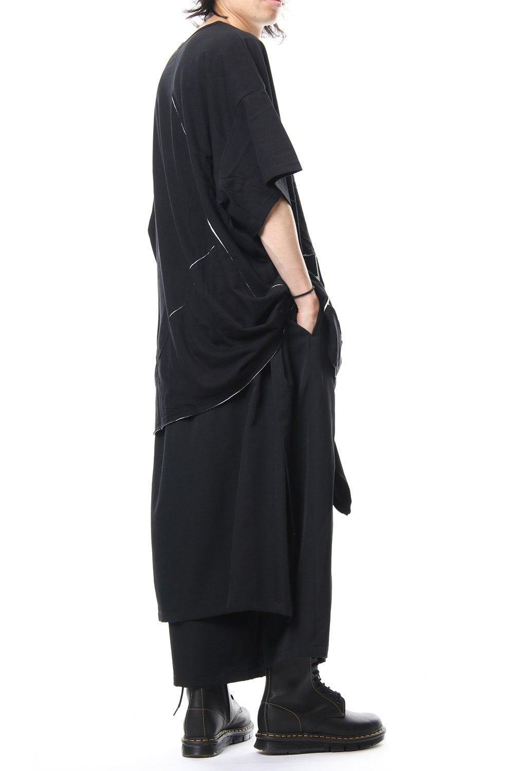 Double Fastener Skirt Pants -  NV-P63-100