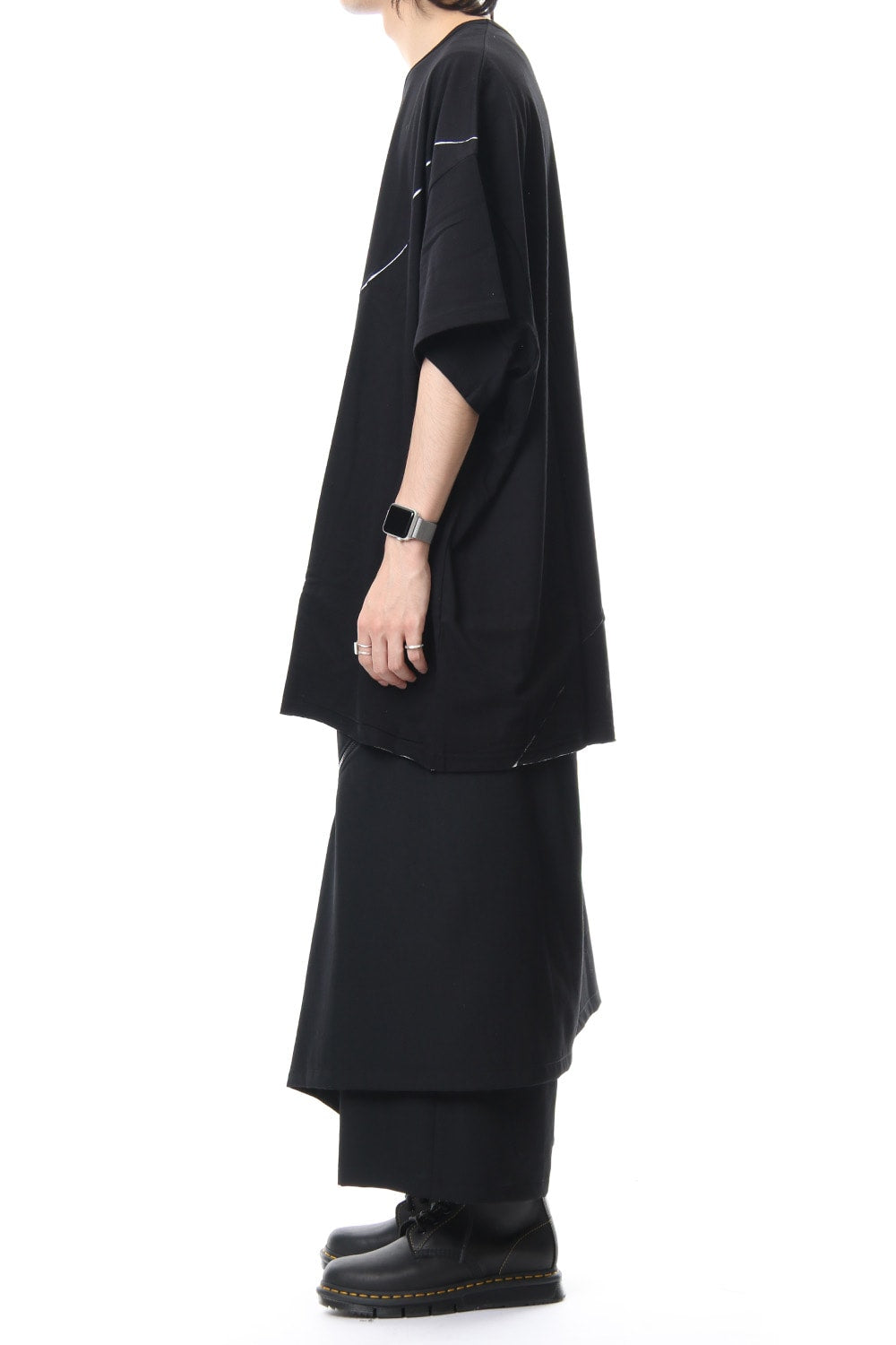 Double Fastener Skirt Pants -  NV-P63-100