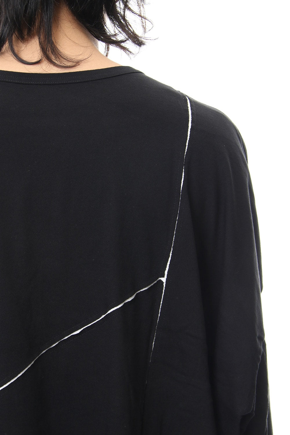 Crack print reversible Long Sleeve T-shirt - NV-T57-073