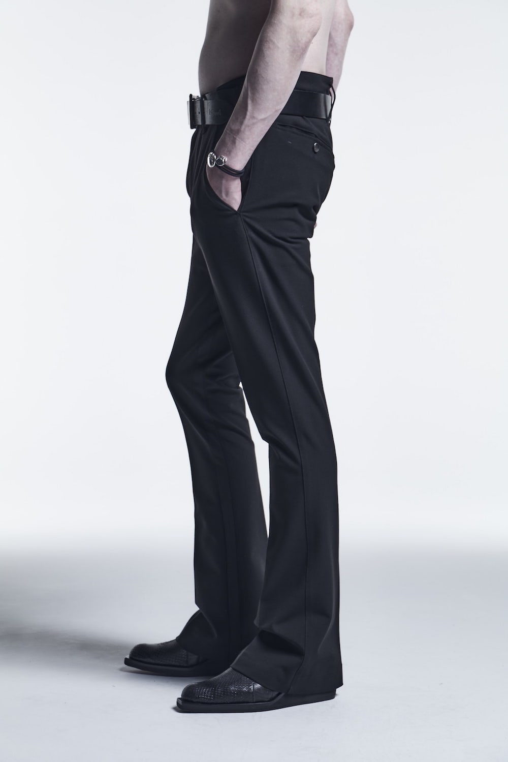 Inside Tape Slacks Black