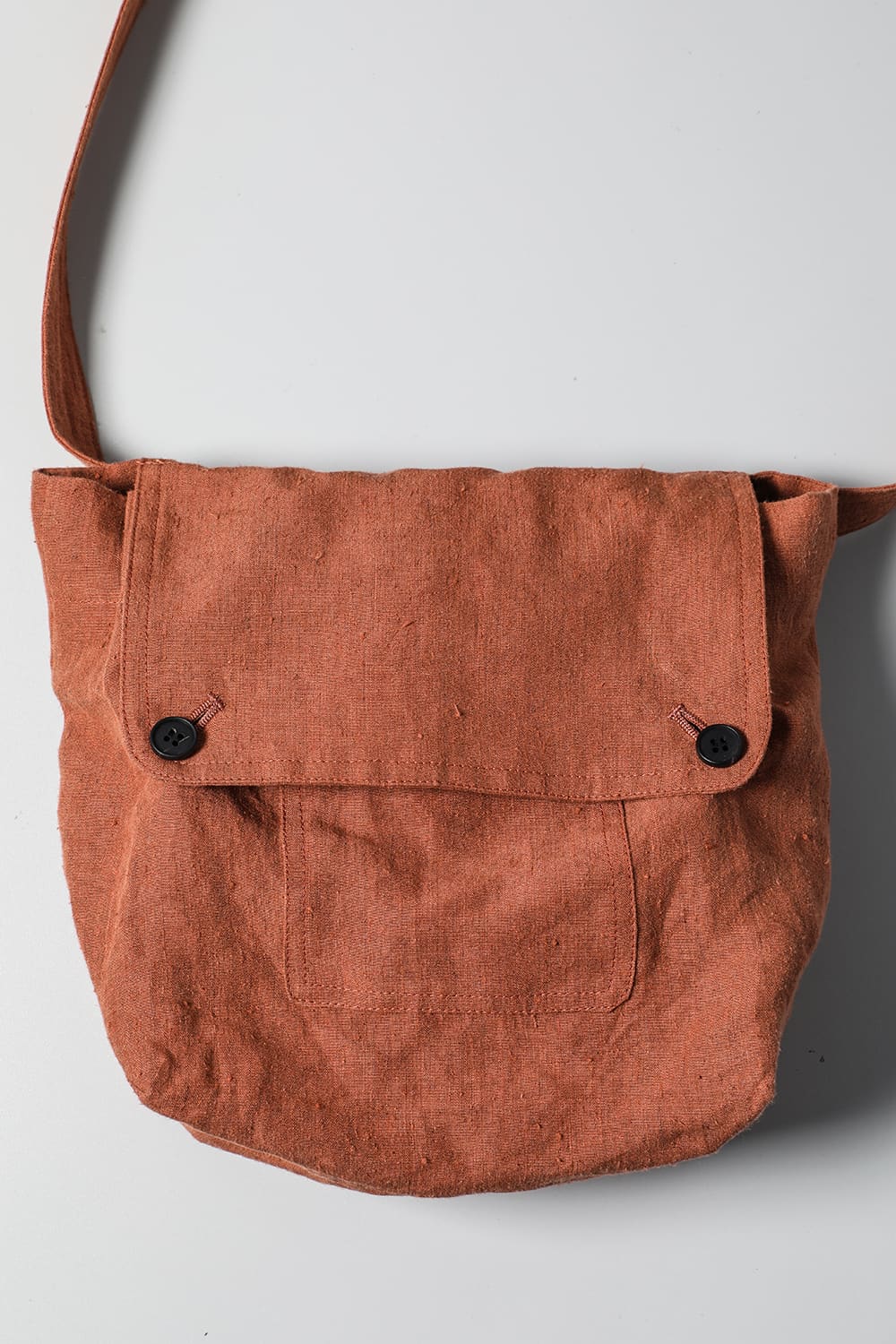 SMALL BAG  Hemp Mele Cloth RED BRICK