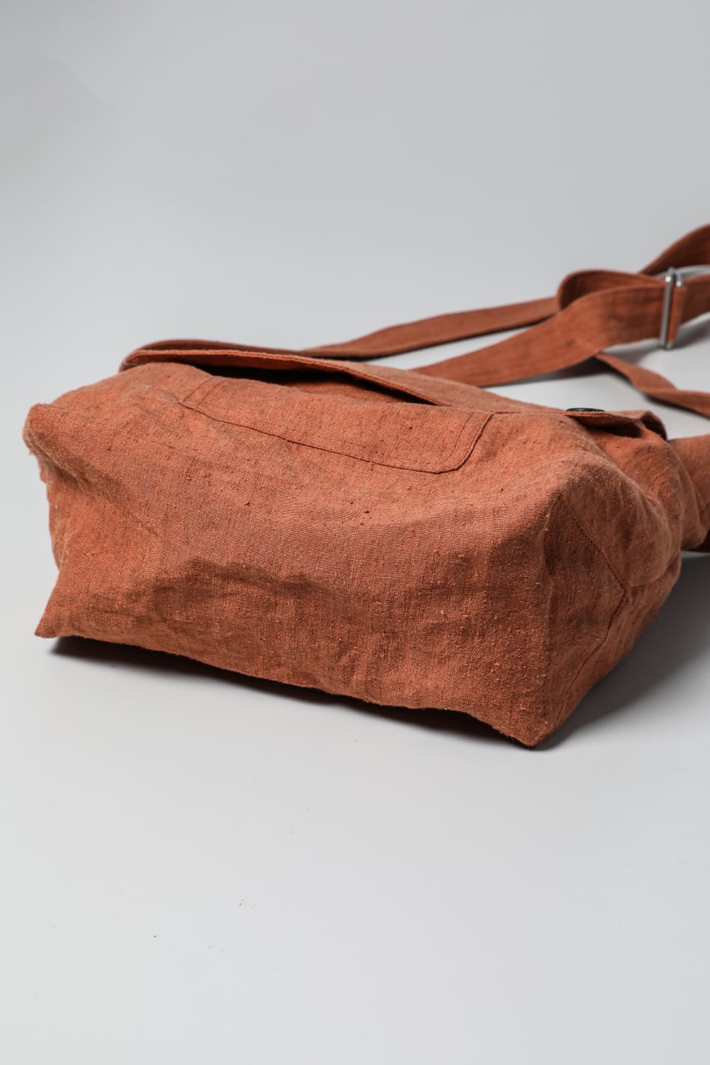 SMALL BAG  Hemp Mele Cloth RED BRICK