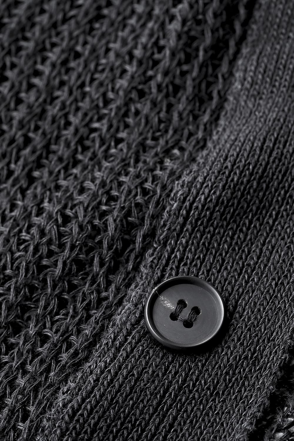 KNITTED BOMBER CARDIGAN BLACK